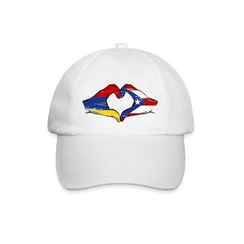 Arménie Porto Rico Mains Coeur Forme Utilisé - Casquette classique - blanc/blanc - Devant