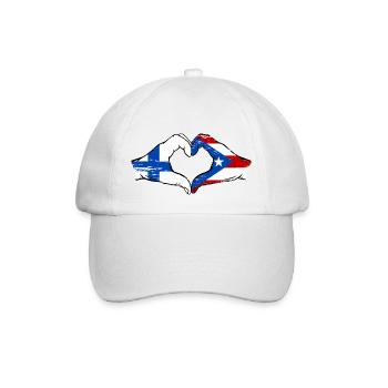 Finlande Porto Rico Mains Forme Coeur Utilisé - Casquette classique - blanc/blanc - Devant