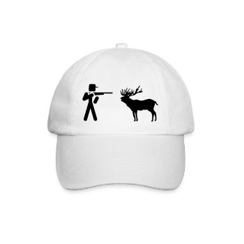 Chasseur sauvage - Casquette classique - blanc/blanc - Devant