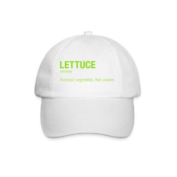 LAITUE - Casquette classique - blanc/blanc - Devant