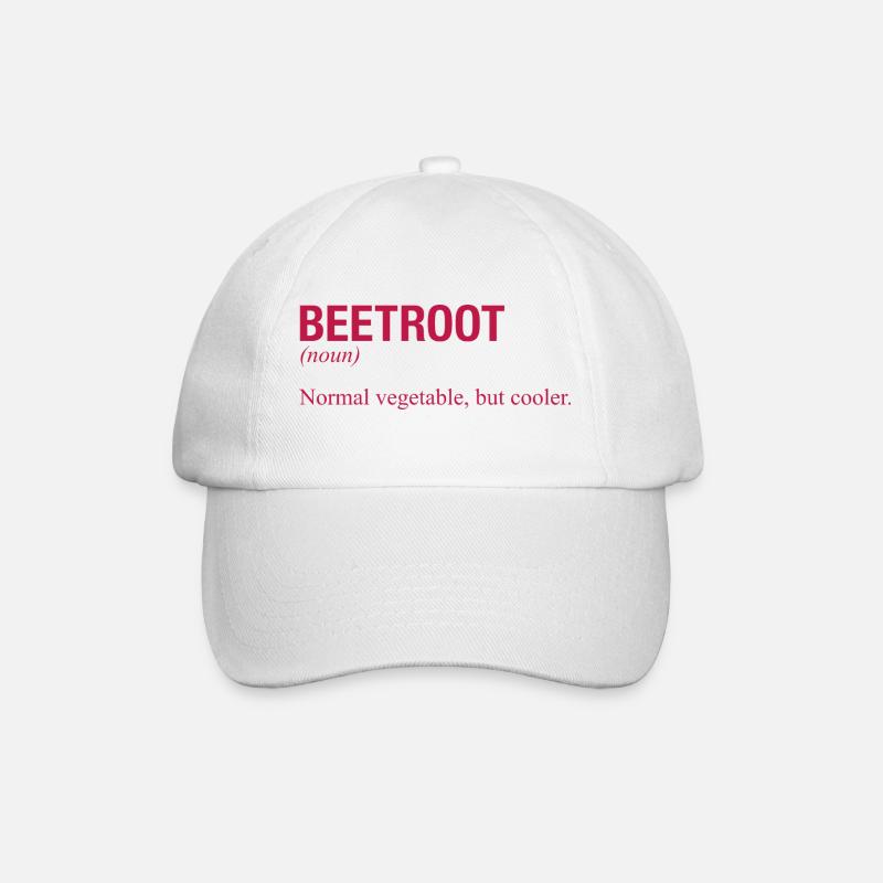BETTERAVE ROTE BETE - Casquette classique - blanc/blanc