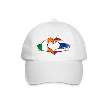 Irlande, drapeau de la Thaïlande, aiguilles, forme de coeur utilisé - Casquette classique - blanc/blanc - Devant