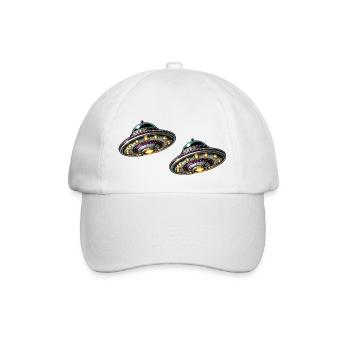 UFO 2 - Baseball Cap - white/white - Front