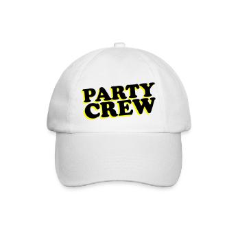 Équipe de fête - Casquette classique - blanc/blanc - Devant