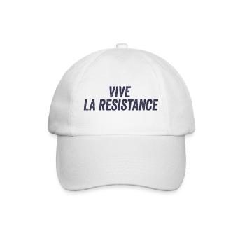 Vive la résistance féminisme - Casquette classique - blanc/blanc - Devant