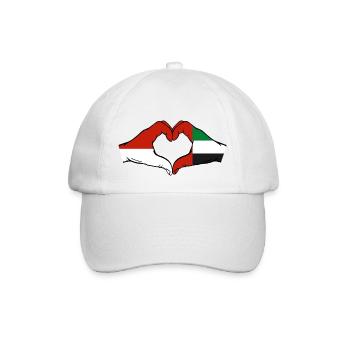 Monaco Drapeau des Émirats Arabes Unis - Casquette classique - blanc/blanc - Devant