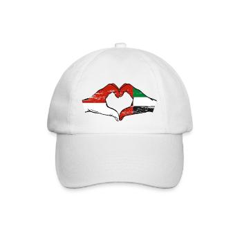 Monaco Drapeau des Émirats Arabes Unis - Casquette classique - blanc/blanc - Devant