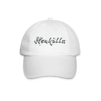 Neukölln Metallic Font - Baseball Cap - white/white - Front