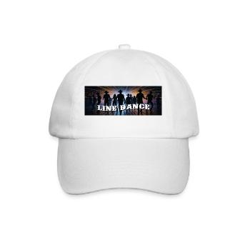 Danse en ligne danse de groupe - Casquette classique - blanc/blanc - Devant