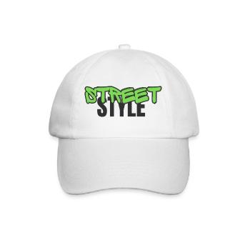 Graffiti Street Style – Urban meets contrast - Baseball Cap - white/white - Front