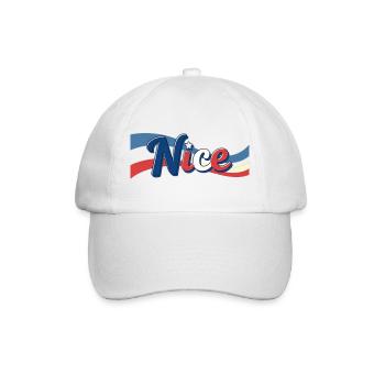 Der Glacenstand von Nizzaq - Baseball Cap - white/white - Front