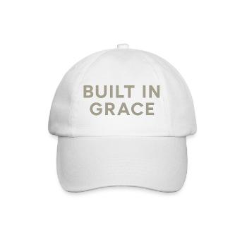 Typographie Grace intégrée - Casquette classique - blanc/blanc - Devant