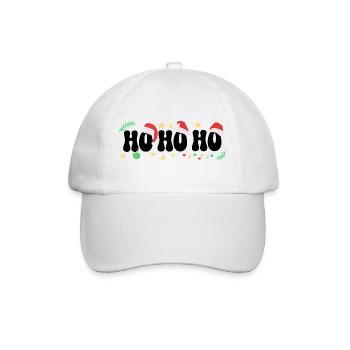 Ho Ho Ho Ho Chapeaux de Père Noël - Casquette classique - blanc/blanc - Devant