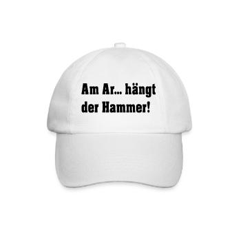 Sur l’A.... Accroche le marteau ! - Casquette classique - blanc/blanc - Devant
