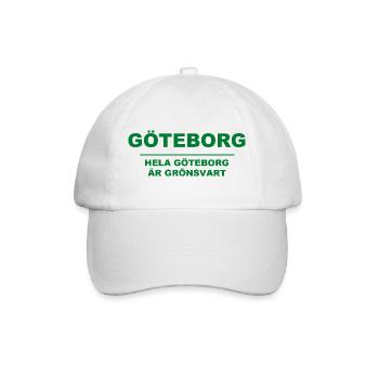 Gothenburg - The whole of Gothenburg is green-black - Baseball Cap - white/white - Front