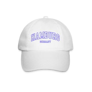 Collège de Design de Hambourg, Allemagne - Casquette classique - blanc/blanc - Devant