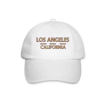 Los Angeles, Californie - Casquette classique - blanc/blanc - Devant