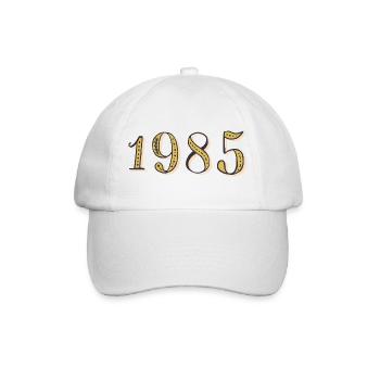 Cadeau d’anniversaire 1985 Vintage 1985  - Casquette classique - blanc/blanc - Devant