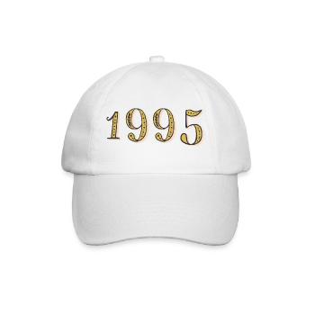 Cadeau d’anniversaire 1995 Vintage 1995  - Casquette classique - blanc/blanc - Devant