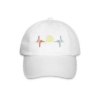 Vintage Farm Heartbeat - Baseball Cap - white/white - Front