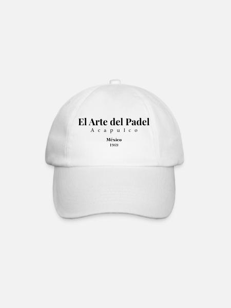 Acapulco Padel Club 1969 – Kulturerbedesign - Baseballkappe - Weiß/Weiß