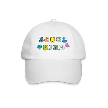 Schulkind  - Baseballkappe - Weiß/Weiß - Vorne