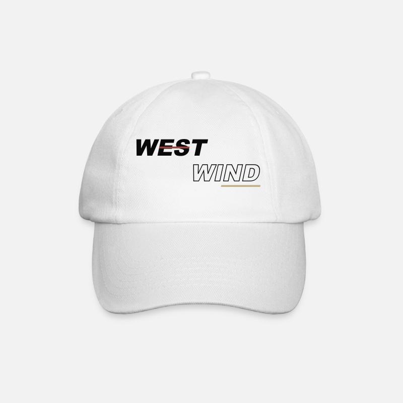 WEST WIND - Baseball Cap - white/white