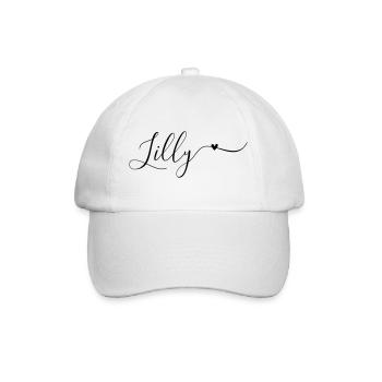 Prénom Lys Prénom Décoratif - Casquette classique - blanc/blanc - Devant