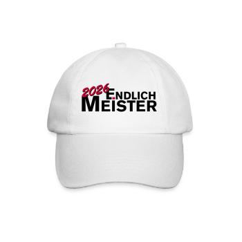 Finally champion 2026 championship - Baseball Cap - white/white - Front