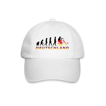 Radball, Cycleball, Hallenradsport - Baseballkappe - Weiß/Weiß - Vorne