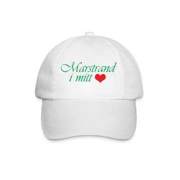 Marstrand in my heart - Baseball Cap - white/white - Front