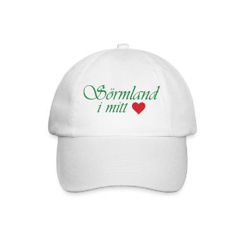 Sörmland dans mon cœur - Casquette classique - blanc/blanc - Devant