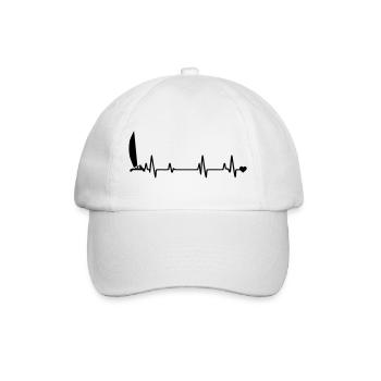 Sailboat - Baseball Cap - white/white - Front