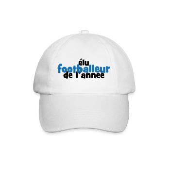 Footballeur de l'Année : Dominez le Classement - Casquette classique - blanc/blanc - Devant