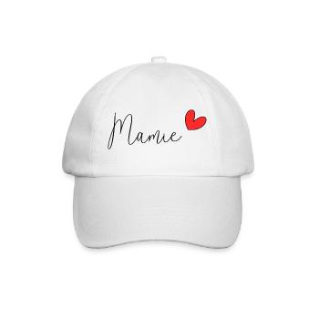 OMA. MAMA. OMA. MUTTERTAG - Baseballkappe - Weiß/Weiß - Vorne