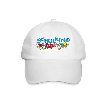 Schulkind  - Baseballkappe - Weiß/Weiß - Vorne