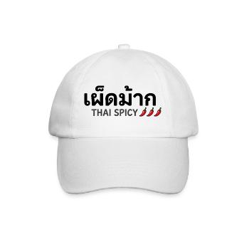 Thai Spicy - Baseballkappe - Weiß/Weiß - Vorne