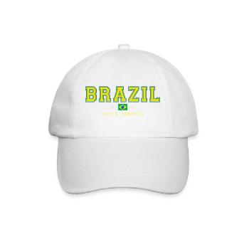 Brazil - Baseball Cap - white/white - Front