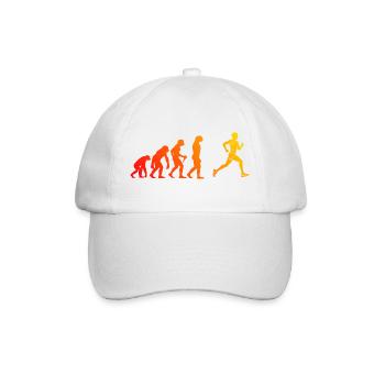 Laufsport Geschenkidee für der Laufsport Liebhaber - Baseballkappe - Weiß/Weiß - Vorne