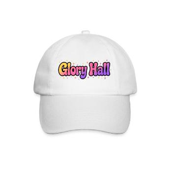 Glory Hall Psychedelisches Leuchten - Baseballkappe - Weiß/Weiß - Vorne