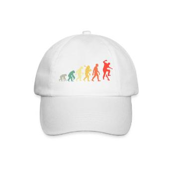 Skateboard Evolution Men's and Boys' Skatboarder - Baseball Cap - white/white - Front