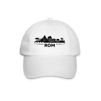 Rome Skyline - Baseball Cap - white/white - Front
