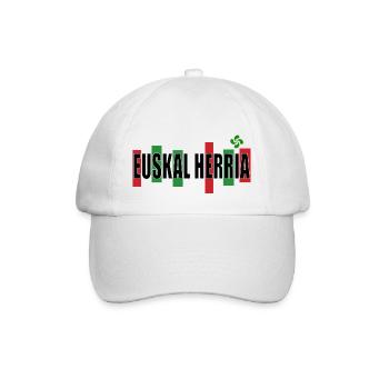 Basque Country - Baseball Cap - white/white - Front