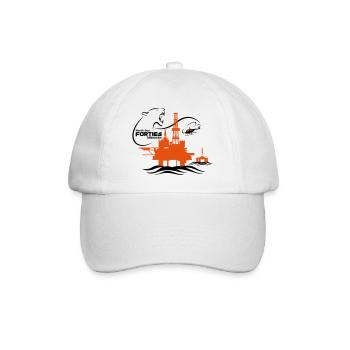 Forties Oil Rig Platform North Sea Aberdeen - Baseball Cap - white/white - Front
