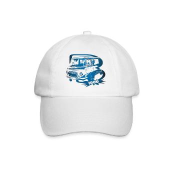 Barkas B1000 Transporter - Baseballkappe - Weiß/Weiß - Vorne