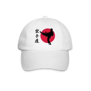 Karate - Baseballkappe - Weiß/Weiß - Vorne
