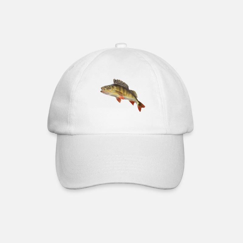 Barsch - Baseballkappe - Weiß/Weiß