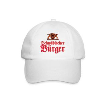 Schwäbischer Bürger - Baseballkappe - Weiß/Weiß - Vorne