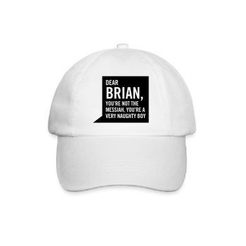 Dear Brian... - Baseball Cap - white/white - Front