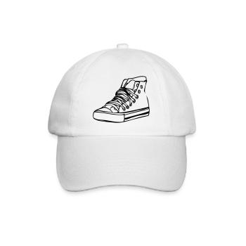 basket - Casquette classique - blanc/blanc - Devant